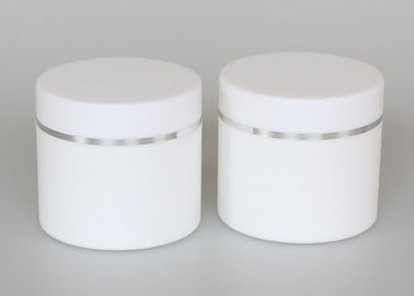 200ml tarros cosméticos plásticos, tarro doble blanco de la pared para la crema cosmética