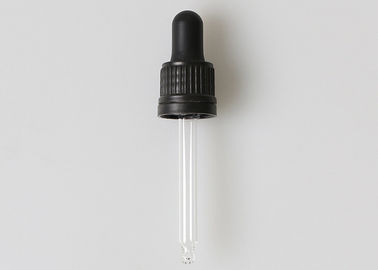 Pipeta de cristal evidente de la botella del dropper del pisón plástico del casquillo modificada para requisitos particulares