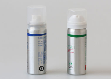 el aerosol 50ml puede vaciar color médico del blanco de la ayuda del espray de la válvula plástica