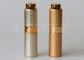 La torsión hermosa del oro y Spritz el atomizador tamaño pequeño para el aceite del perfume