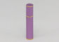 Color púrpura del mini atomizador vacío acanalado del perfume 8ml para el espray de perfume