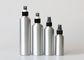 Botellas cosméticas de aluminio modificadas para requisitos particulares color de la botella del espray del desinfectante de la mano de las botellas del aluminio del color de la astilla