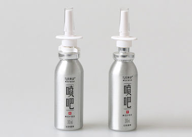 El aerosol de aluminio vacío, aerosol del metal del espray nasal pequeño puede prensar el cuello