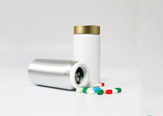 Tenedor de botella de aluminio reutilizable ligero de píldora del casquillo 250g del SGS CRC