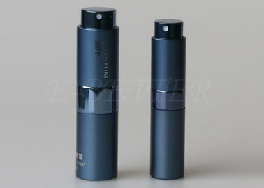torsión de la botella de perfume 15ml y Spritz verde del negro del favor de la boda del regalo del atomizador