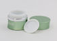 Observe el aluminio cosmético verde poner crema Shell del embalaje de los tarros 15g del cosmético del vidrio