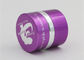 Los tarros cosméticos púrpuras del cuidado de piel con las tapas vacian el volumen 60g hermoso