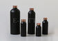 Transferencia de calor de la ayuda que imprime las botellas cosméticas de aluminio negras mates del espray 150ml